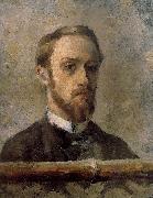 Edouard Vuillard Self portrait mirror Sweden oil painting artist